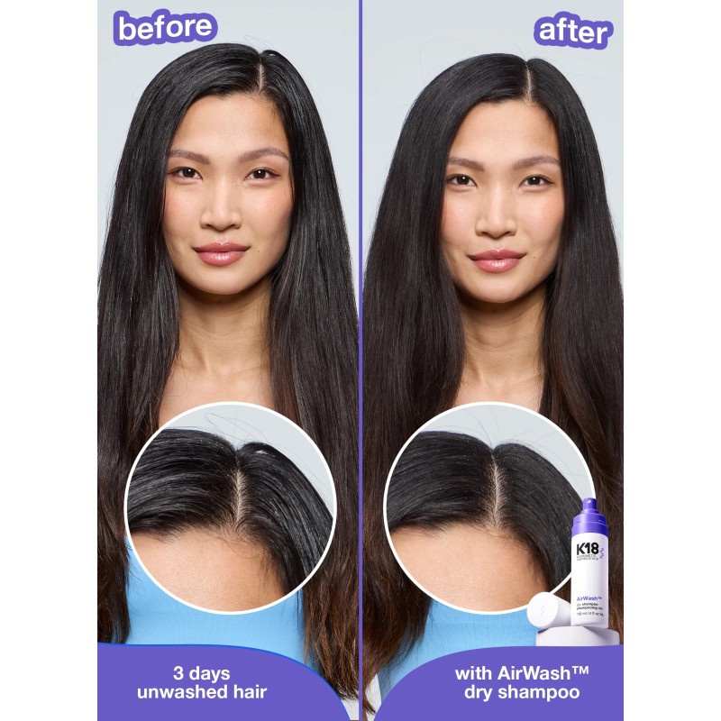 AirWash™ Dry Shampoo Sausas šampūnas be aerozolio, 118ml