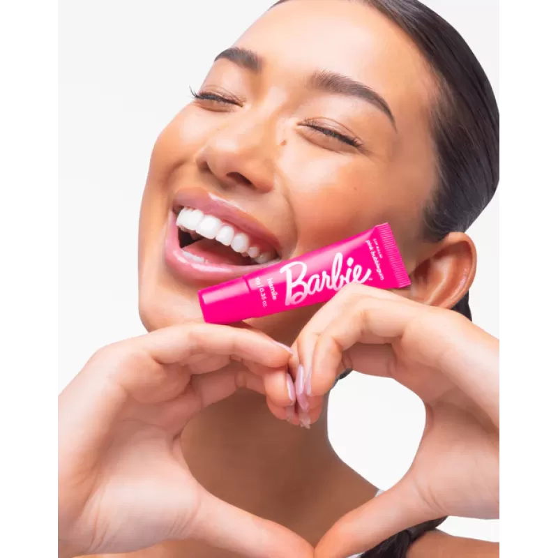 Barbie Pink Bubblegum Lip Balm Kramtomosios gumos skonio lūpų balzamas, 10g
