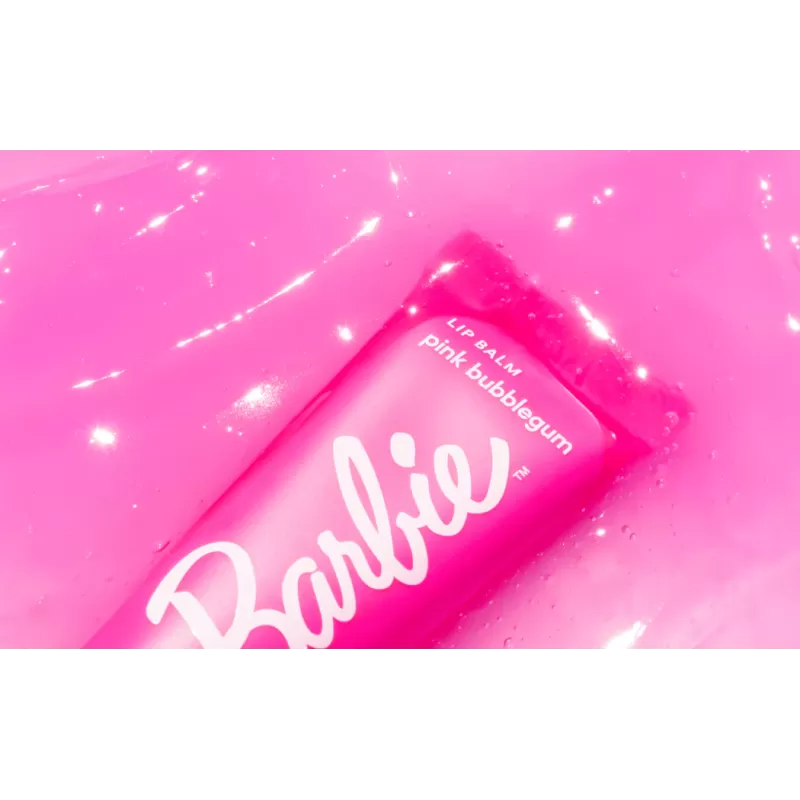 Barbie Pink Bubblegum Lip Balm Kramtomosios gumos skonio lūpų balzamas, 10g