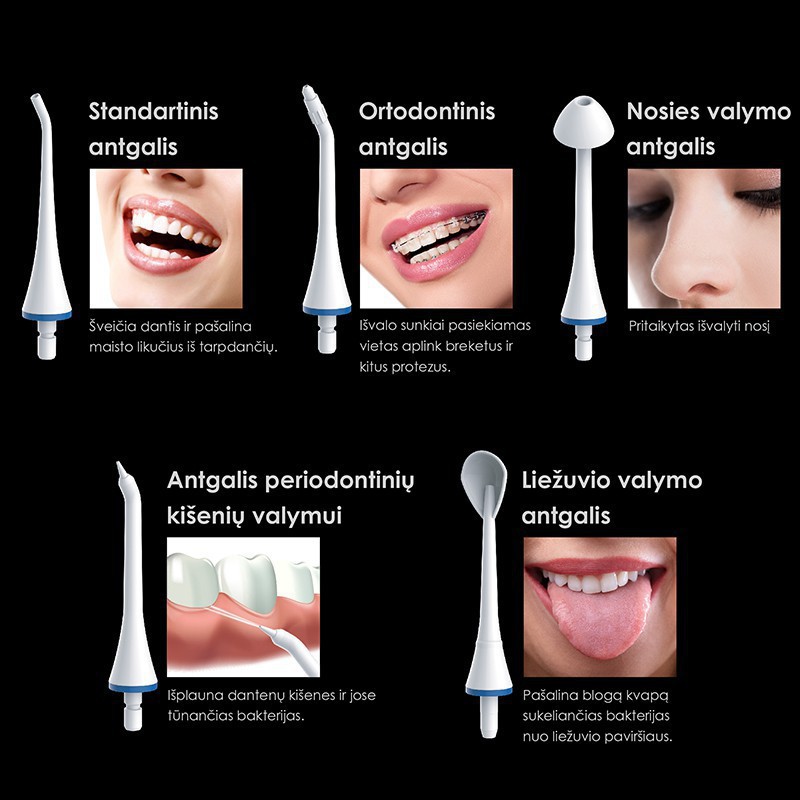 Oral Care Burnos irigatorius, 1 vnt