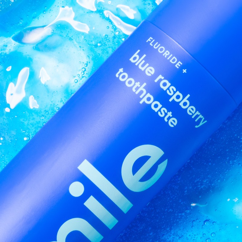 Blue Raspberry Toothpaste Mėlynųjų aviečių skonio dantų pasta, 60g.