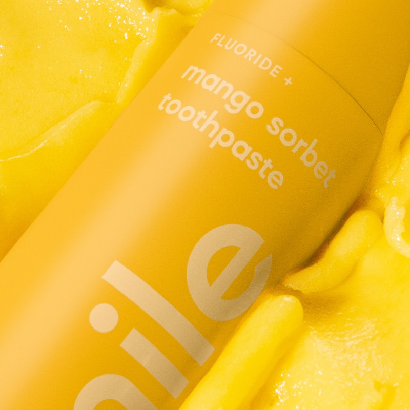 Mango Sorbet Toothpaste Mango šerbeto skonio dantų pasta, 60g.