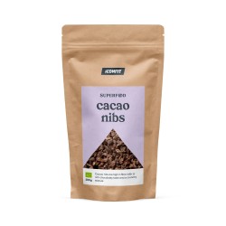 Organic Raw Cacao Nibs Ekologiški neapdoroti kakavos pupelių gabaliukai 200g 