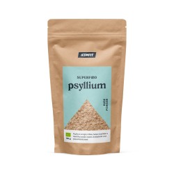 Organic Psyllium Husk Powder Ekologiški balkšvojo gysločio sėklų luobelių milteliai, 150g 