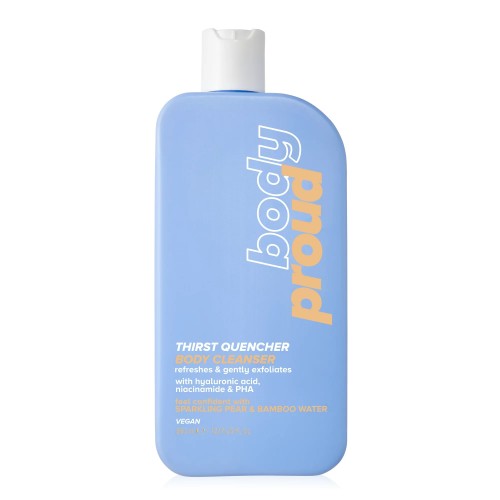 Body Proud Thirst Quencher Kūno prausiklis su hialurono rūgštimi, 360 ml