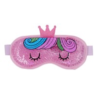 Hot & Cold Eye Mask Šildanti-šaldanti akių kaukė-miego akiniai su minkštais rutuliukais, 1vnt 