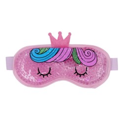 Hot & Cold Eye Mask Šildanti-šaldanti akių kaukė-miego akiniai su minkštais rutuliukais, 1vnt 