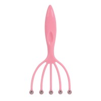 Five Claw Head Massager Rožinis galvos odos masažuoklis, 1vnt 