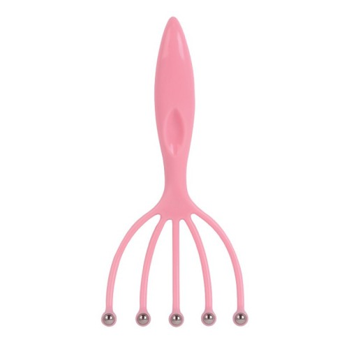 Five Claw Head Massager Rožinis galvos odos masažuoklis, 1vnt