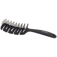 Hair Brush Šepetys plaukams, lenktas stačiakampis su nailono spygliukais, 1vnt  