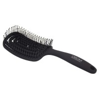 Hair Brush Lenktas plaukų šepetys su nailono spygliukais, 1 vnt 