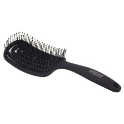 Hair Brush Lenktas plaukų šepetys su nailono spygliukais, 1 vnt 
