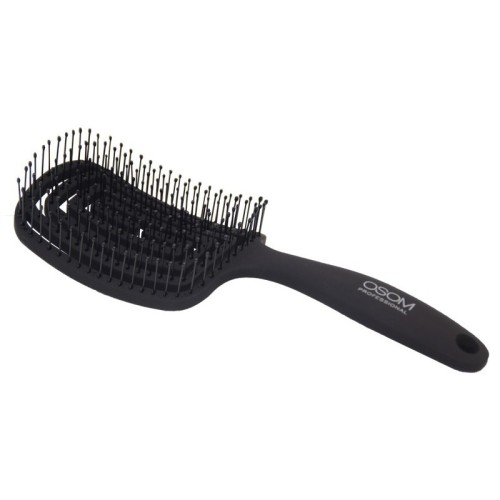 Hair Brush Lenktas plaukų šepetys su nailono spygliukais, 1 vnt
