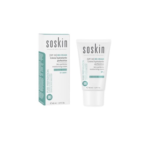 BB cream Skin-perfector moisturizing cream 01 Light Drėkinamasis kremas, 40 ml