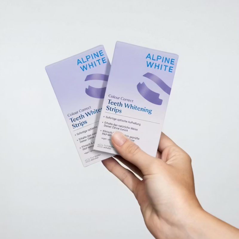 Purple Whitening Strips Violetinės dantų balinimo juostelės, 7 poros