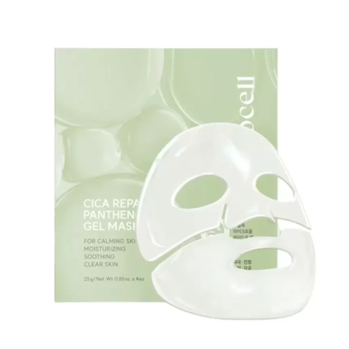 Cica Repair Panthenol Gel Mask Veido kaukių rinkinys, 4vnt