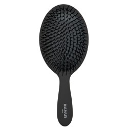 Detangling Spa Brush Black Nailono šerių plaukų šepetys, 1vnt 