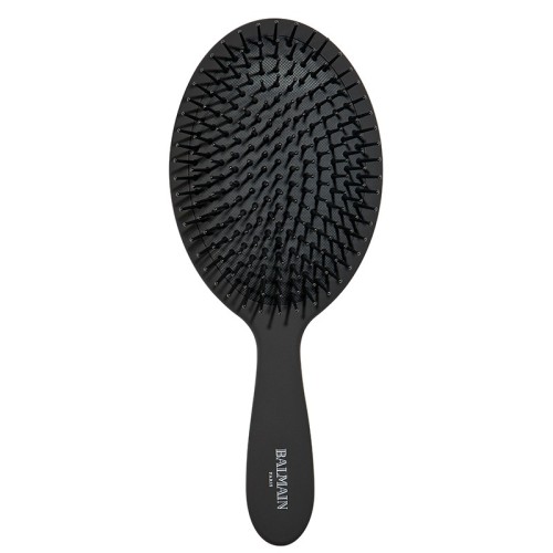 Detangling Spa Brush Black Nailono šerių plaukų šepetys, 1vnt