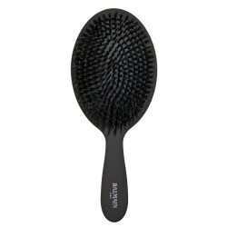 Luxury Spa Brush Black Apvalus šerno šerių šepetys, 1vnt 