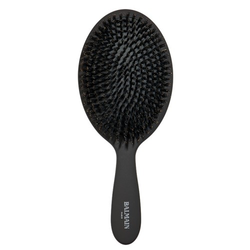 Luxury Spa Brush Black Apvalus šerno šerių šepetys, 1vnt