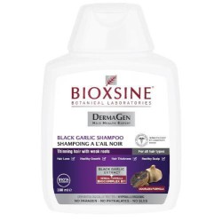 DermaGen Black Garlic Shampoo Šampūnas nuo plaukų slinkimo visų tipų plaukams, 300 ml 