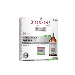 DermaGen Herbal Serum For Hair Loss Serumas nuo plaukų slinkimo, 3x50ml 