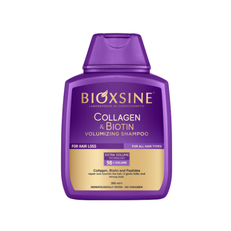 Collagen & Biotin Volumizing Shampoo Apimties suteikiantis plaukų šampūnas , 300ml
