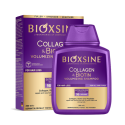 Collagen & Biotin Volumizing Shampoo Apimties suteikiantis plaukų šampūnas , 300ml 