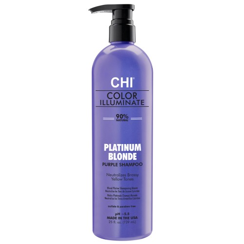 Ionic Color Illuminate Platinum Blonde Purple Shampoo Spalvą atgaivinantis šampūnas, 739ml