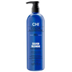 Ionic Color Illuminate Silver Blonde Blue Shampoo Spalvą atgaivinantis šampūnas, 739ml 