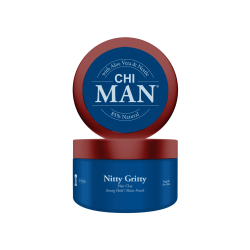 Man Nitty Gritty Hair Clay Strong Hold Stiprios fiksacijos molis plaukams, 85g 