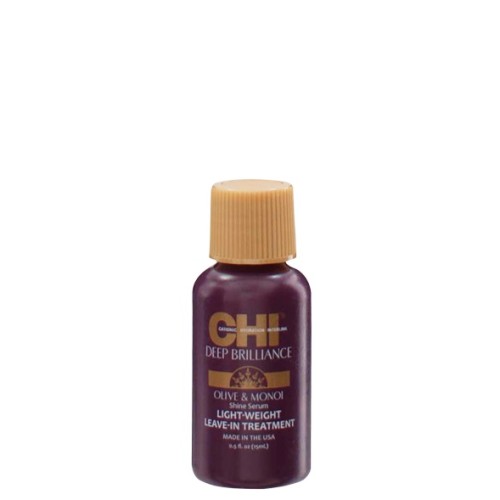 Deep Brilliance Light Weight Leave-In Treatment Nenuskalaujamas plaukų serumas, 15ml