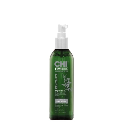 Power Plus Revitalize Vitamin Hair & Scalp Treatment Galvos odos purškiklis su vitaminais, 104ml