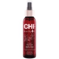 Rose Hip Oil Color Nurture Repair & Shine Leave-In Tonic Atkuriamasis plaukų tonikas, 118ml 