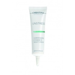 Unstress Harmonizing Eye & Neck Night Cream Kaklo ir akių zonos naktinis kremas, 30 ml 