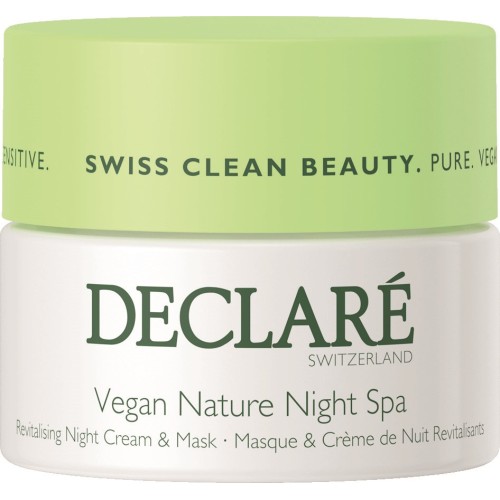 Vegan Nature Night Spa Naktinis veido kremas-kaukė, 50ml