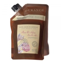 Liquid Marseille Soap Rose & Saffron Eco-Refill Rožių ir šafranų kvapo skysto muilo papildymas, 500ml 