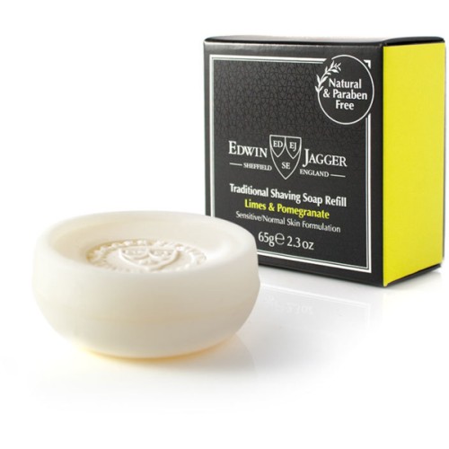 PPS-SSLP Shaving Soap Refill Laimų ir granatų aromato skutimosi muilas, 65g