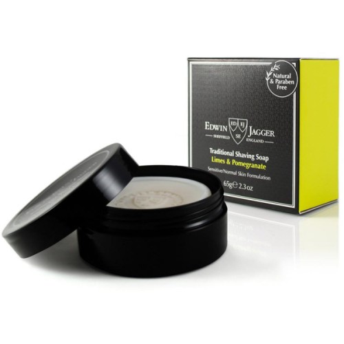 PPS-SSLPT Shaving Soap Laimų ir granatų aromato skutimosi muilas indelyje, 65g