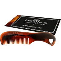 BMC03 Beard & Moustache Comb Barzdos ir ūsų šukos (medžio spalvos), 1 vnt. 