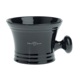RN46 Shaving Bowl Porcelianinis skutimosi dubenėlis su rankenėle (juodas), 1 vnt. 