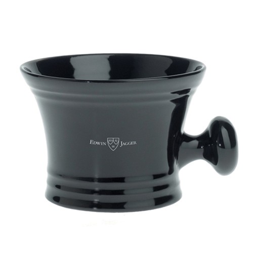 RN46 Shaving Bowl Porcelianinis skutimosi dubenėlis su rankenėle (juodas), 1 vnt.