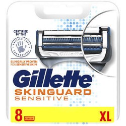 Skinguard Sensitive Skustuvo galvutės, 8vnt 