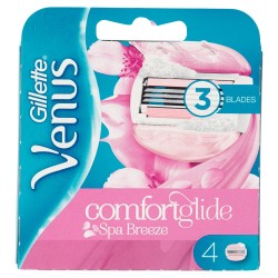 Venus Spa Breeze Comfort Glide Skustuvo galvutės, 4vnt 