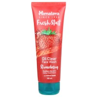 Fresh Start Veido prausiklis su braškėmis riebiai odai, 100ml 