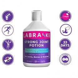 Strong Joint Potion Liquid Collagen Formula Glucosamine and Choindrotine Skystas kolagenas sąnariams, gliukozaminas ir chondroitinas, 500ml 