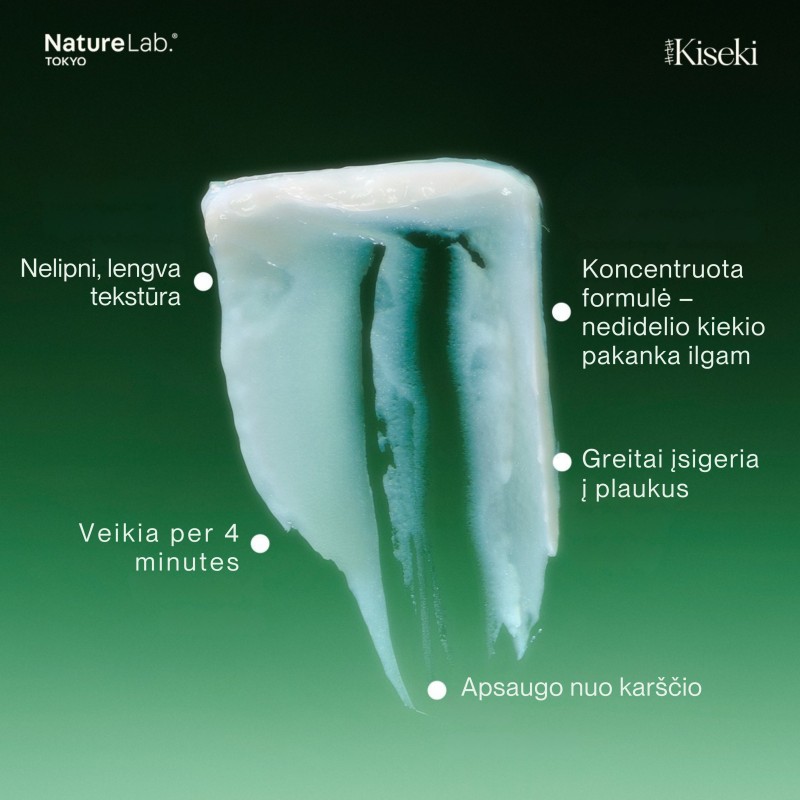 Kiseki Molecular Repair Leave-In Hair Masque Intensyvaus poveikio atkuriamoji priemonė plaukams, 50ml