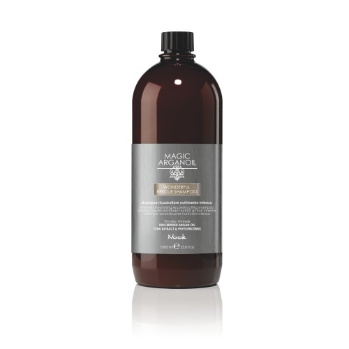 Magic Arganoil Wonderful Rescue Shampoo Intensyviai maitinantis atkuriamasis šampūnas, 1000ml