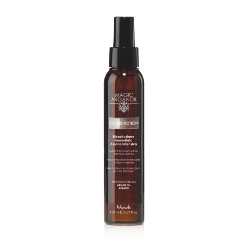 Magic Arganoil Secret Potion Plaukų struktūrą atkuriantis losjonas su keratinu, 150ml
