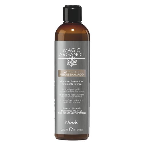 Magic Arganoil Wonderful Rescue Shampoo Intensyviai maitinantis atkuriamasis šampūnas, 250ml